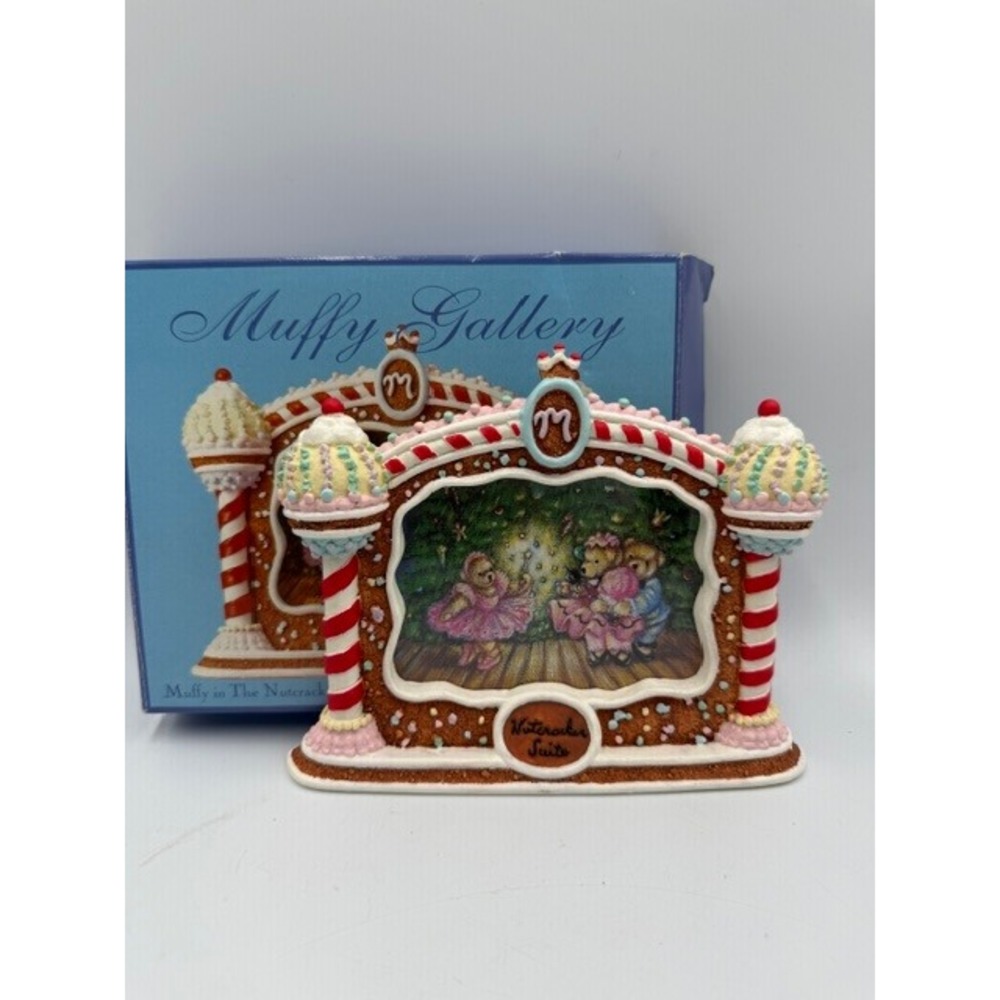 Muffy Gallery Nutcracker Suite Painting and Frame Gingerbread Muffy VanderBear